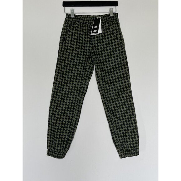 IVY PARK Joggers Kids Medium 11-12Y Houndstooth Denim Pants Black Green New - Picture 6 of 14
